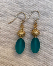 Load image into Gallery viewer, Elora Earrings: 14K Gold-Filled Findings with Czech Glass, Crystal, and 22K Gold-Plated Copper