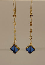 Load image into Gallery viewer, Amelie Earrings: 14K Gold-Filled & Pressed Glass