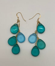 Load image into Gallery viewer, Nerine Earrings: Czech Glass and 14K Gold-Filled Findings