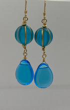Load image into Gallery viewer, Azmara Earrings: 14K Gold-Filled Findings & Czech Glass