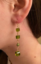 Load image into Gallery viewer, Ariadne Earrings: 14K Gold-Filled, Swarovski Crystal & Freshwater Pearls