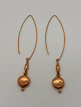 Load image into Gallery viewer, Xenia Earrings: Copper & Crystal