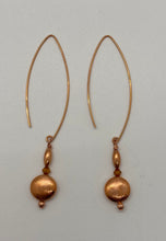 Load image into Gallery viewer, Xenia Earrings: Copper & Crystal