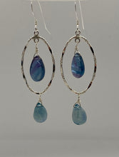 Load image into Gallery viewer, Lysandra Earrings: Sterling Silver, Fluorite