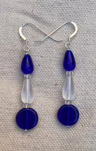 Load image into Gallery viewer, Ruth Earrings: Sterling Silver &amp; Czech Glass
