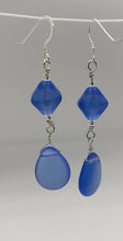 Load and play video in Gallery viewer, Odeta Earrings: Sterling Silver &amp; Czech Glass
