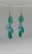 Load and play video in Gallery viewer, Nerine Earrings: Czech Glass and 14K Gold-Filled Findings
