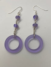 Load image into Gallery viewer, Bora Earrings: Sterling Silver &amp; Czech Glass
