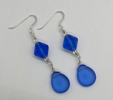 Load image into Gallery viewer, Odeta Earrings: Sterling Silver &amp; Czech Glass
