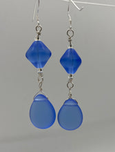 Load image into Gallery viewer, Odeta Earrings: Sterling Silver &amp; Czech Glass
