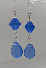 Load image into Gallery viewer, Odeta Earrings: Sterling Silver &amp; Czech Glass
