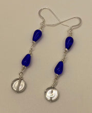 Load image into Gallery viewer, Irene earrings: Sterling Silver &amp; Czech Glass
