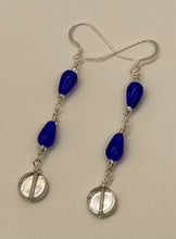 Load image into Gallery viewer, Irene earrings: Sterling Silver &amp; Czech Glass
