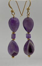 Load image into Gallery viewer, Ingrid Earrings: 14K Gold Filled &amp; Amethyst
