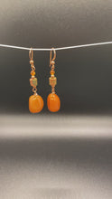 Load and play video in Gallery viewer, Dido Earrings: Copper, Jasper, and Carnelian
