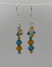 Load and play video in Gallery viewer, Millicent Earrings: Sterling Silver &amp; Swarovski Crystal
