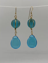 Load and play video in Gallery viewer, Azmara Earrings: 14K Gold-Filled Findings &amp; Czech Glass
