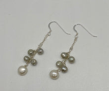 Load image into Gallery viewer, Diana Earrings: Sterling Silver and Freshwater Pearls
