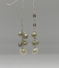 Load image into Gallery viewer, Diana Earrings: Sterling Silver and Freshwater Pearls
