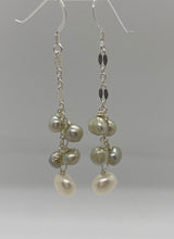 Load image into Gallery viewer, Diana Earrings: Sterling Silver and Freshwater Pearls
